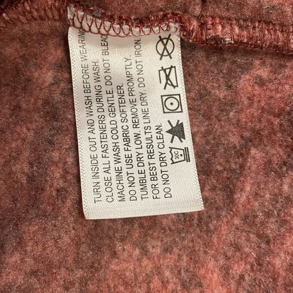 Orvis Sweater Mock Neck 1/4 Button Fleece Pullover Active Outdoors Womens S - Picture 3 of 11